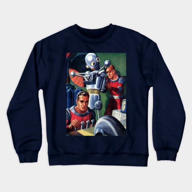 Vintage Science Fiction Crewneck Sweatshirt by MasterpieceCafe